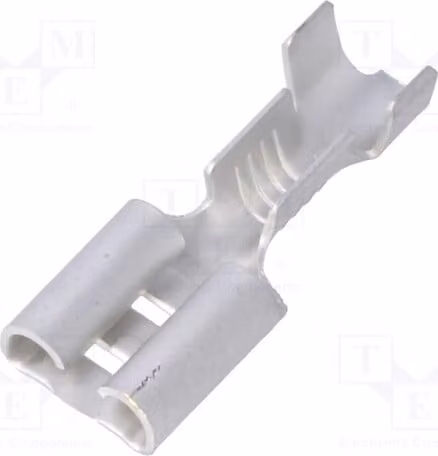 Connettore a morsetto, tipo: connettore a filo, diametro esterno: 6,3 mm, sezione del cavo: 0,8 ÷ 2 mm², connettore femmina, spessore isolamento: 0,8 mm, per cavi, isolato: no, codice prodotto: 41274