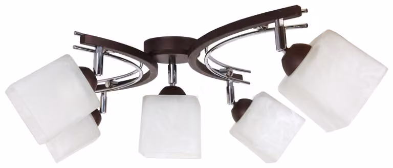 Elegante lampada a sospensione LED 5x60W