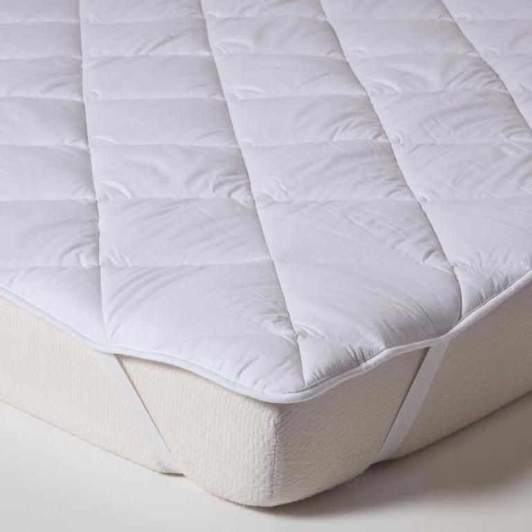 HOMESCAPES Coprimaterasso Premium 90 x 190 cm in cotone densamente imbottito