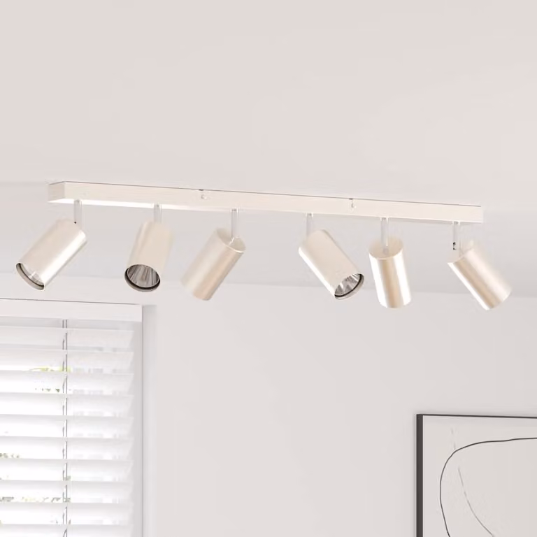 Faretto da soffitto Nichel 73 x 6 x 16 cm Metallo