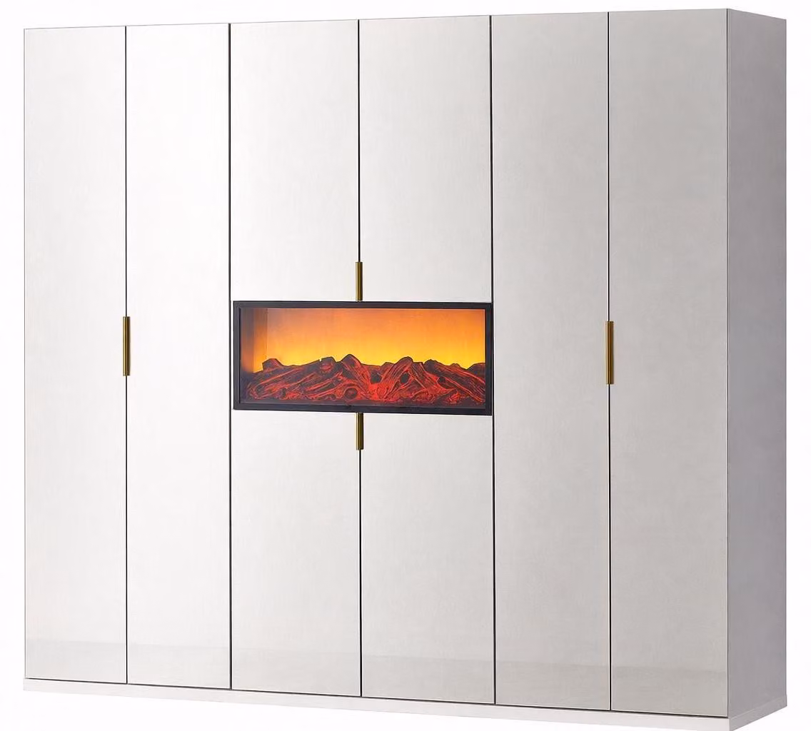Armadio elegante con ampio spazio di stoccaggio e design moderno