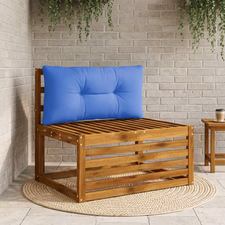 Cuscino per schienale vidaXL PUTTEN in poliestere blu reale