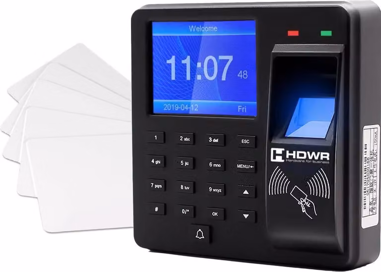 Registrazione del tempo con scheda RFID/chiavetta CTR10 + 15 schede HD-RWC01