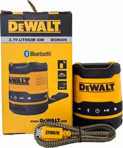 Altoparlante portatile Bluetooth da costruzione Dewalt Dcr009