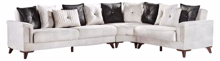 Wohnlandschaft Ecksofa Sofas Bettkasten Polstersofa Couch Sofa L-Form Eckcouch