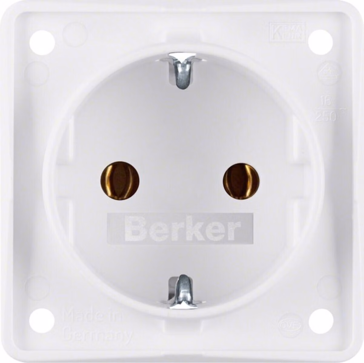 Berker Schuko presa a spina pws con terminali a spina 947782502