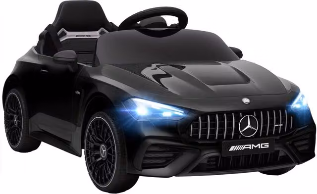 Auto Elettrica Mercedes Minimal per Bambini con Batteria Ricaricabile, Colore Nero – 1