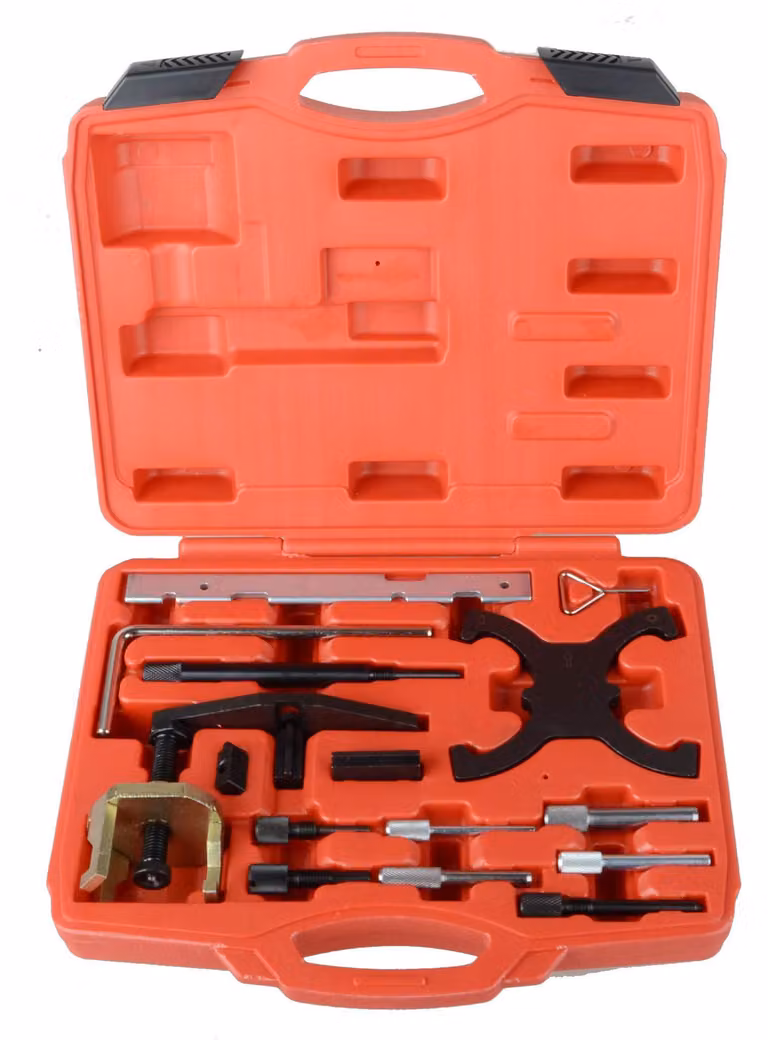 Set di 16 utensili per la fasatura del motore, compatibile con gli strumenti di blocco dell'albero a camme e del volano