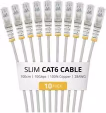 Cavo di rete 6 U/UTP Patch Cable 10 Pack Gray 1m N6PAT100CMGRS10PK