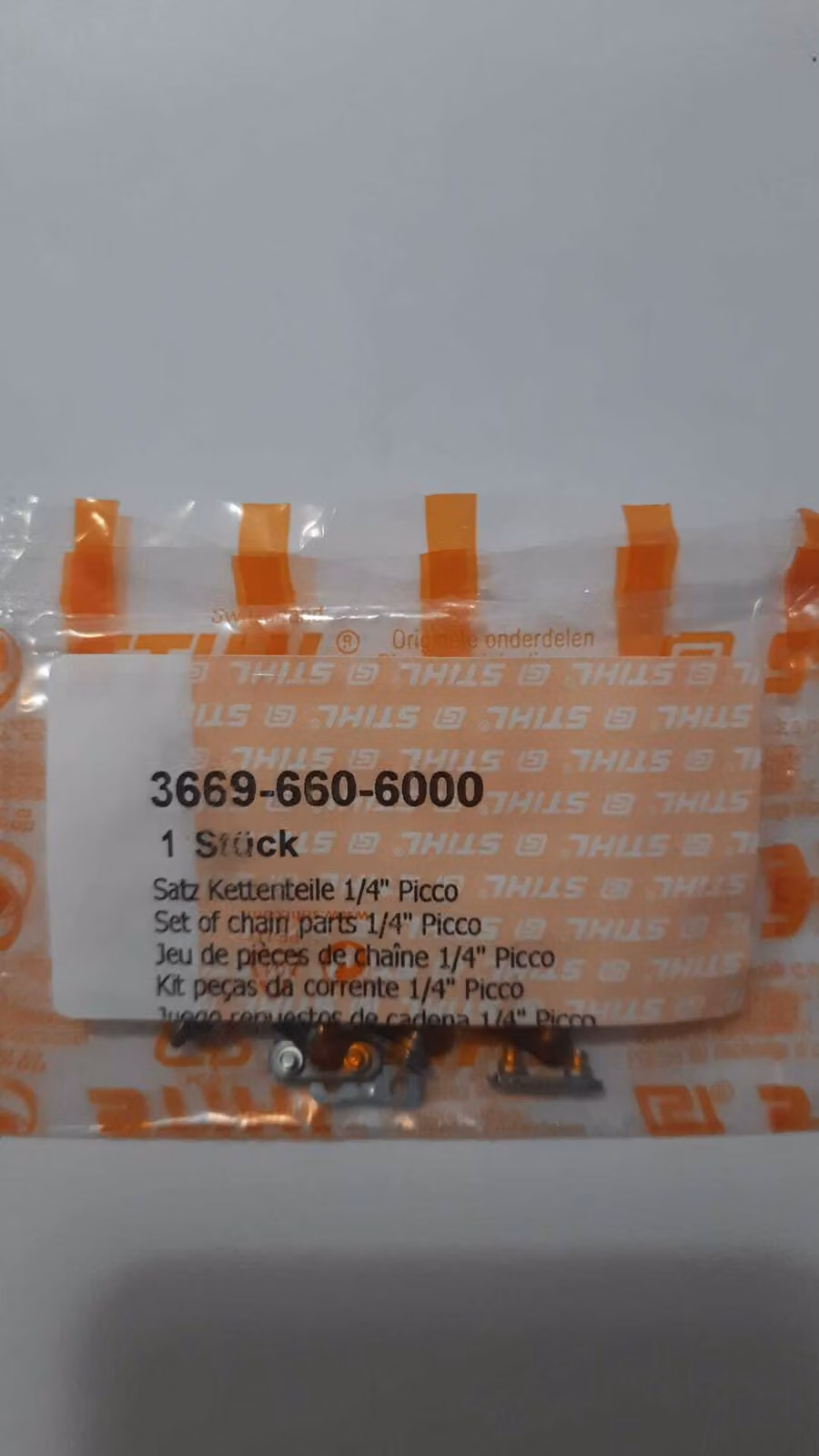 10x STIHL Original Kettenglied, Nieten, 1/4" Picco 36696606000