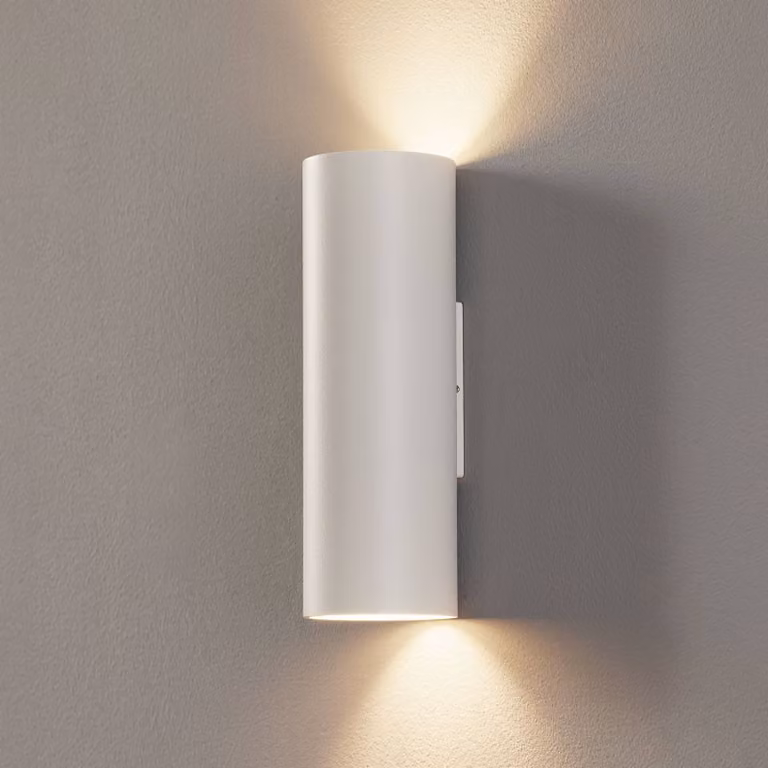 Wever & Ducré Lighting Applique da parete Ray mini, dimmerabile, Bianco / Opale, Soggiorno / Sala da pranzo, Alluminio, Moderno, Applique