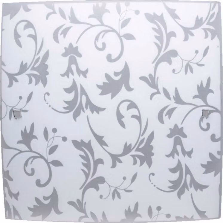 Plafoniera AMAZON 1xE27/40W vetro bianco opaco 28,5cmx28,5cm dimmerabile