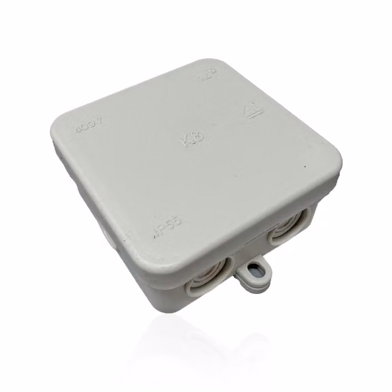 Scatola di derivazione per ambienti umidi SD ProfiLine K8, 75x75x36 mm, grigio chiaro, 10 pezzi