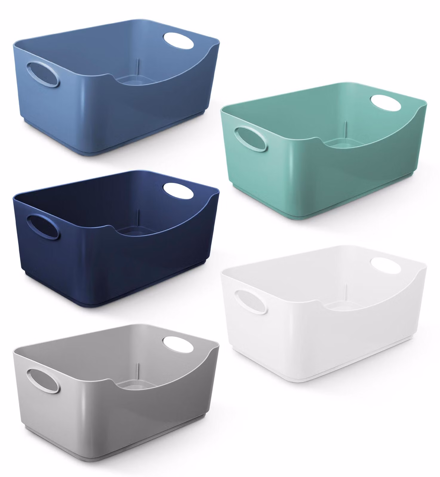 KEPLIN: Cesto in plastica per lo studio, contenitori per l'organizzazione