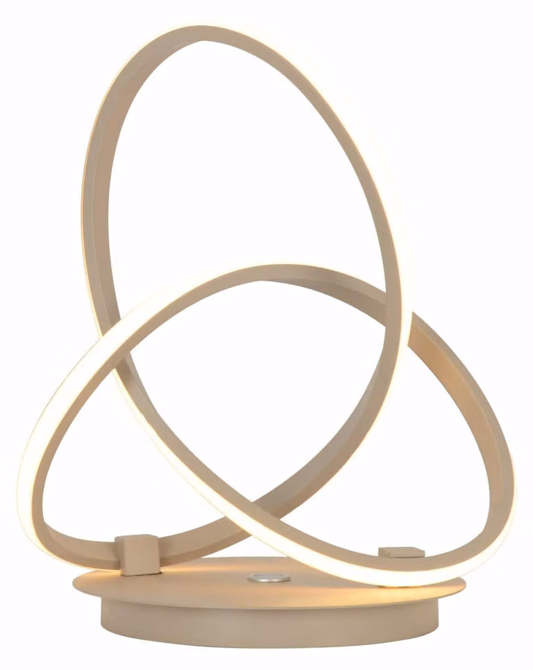 Lampada da tavolo GEETI Bandol 12 W, 1200 lm, 3000 K, beige