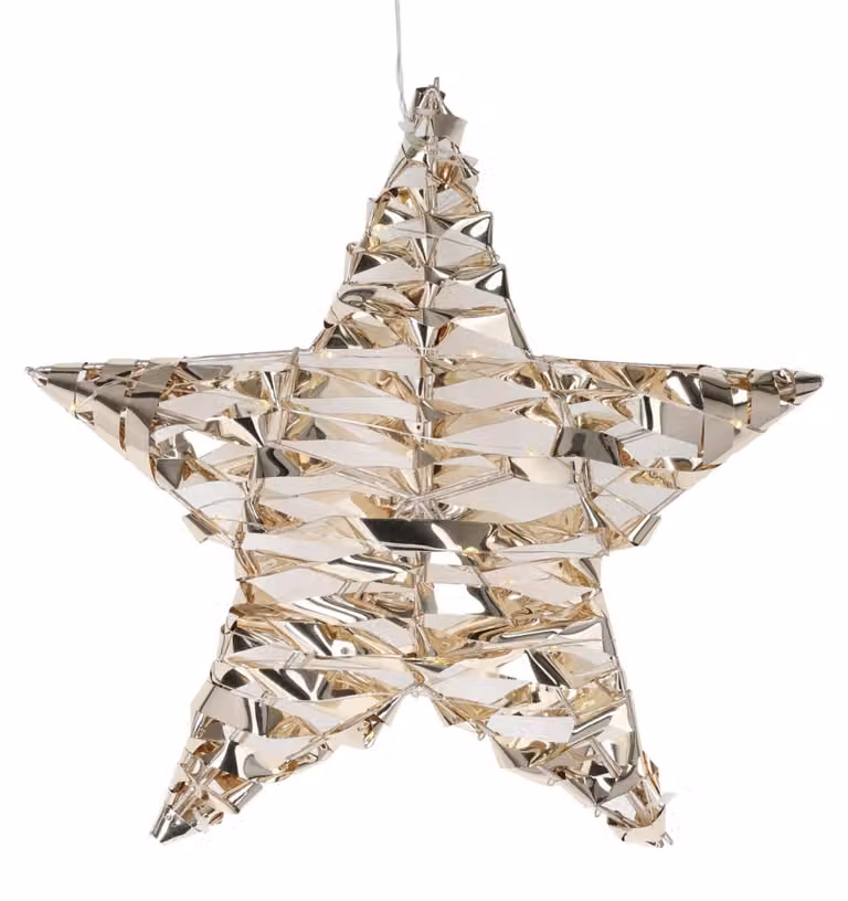 Decorazione luminosa a forma di stella, 30 cm