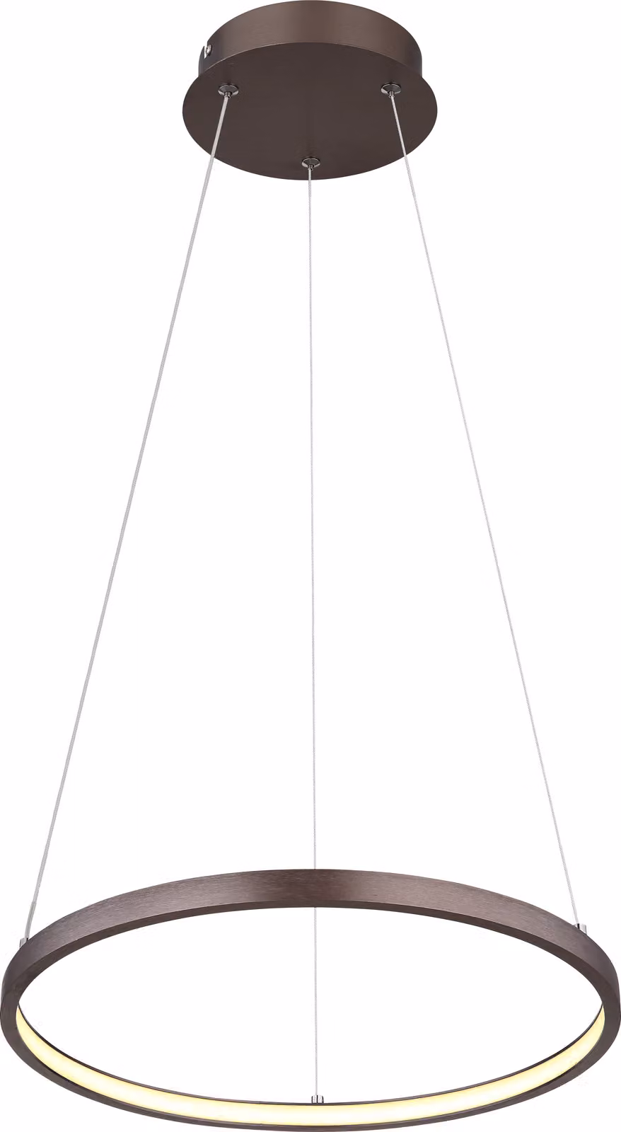 Globo Lighting lampada a sospensione in metallo color caffè opaco, LED