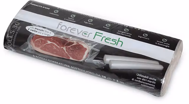 Sacchetti sottovuoto in plastica trasparente Macom Rolls 30, adatti per freezer, microonde e lavastoviglie