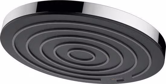 Famanu soffione doccia – doccia a soffitto con tecnologia PowderRain e diametro di 260 mm