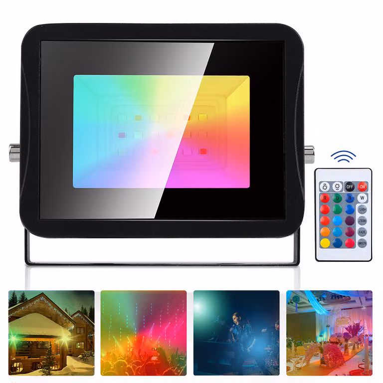 Jopassy 20W RGB proiettore IP67 per esterni con cambio di colore