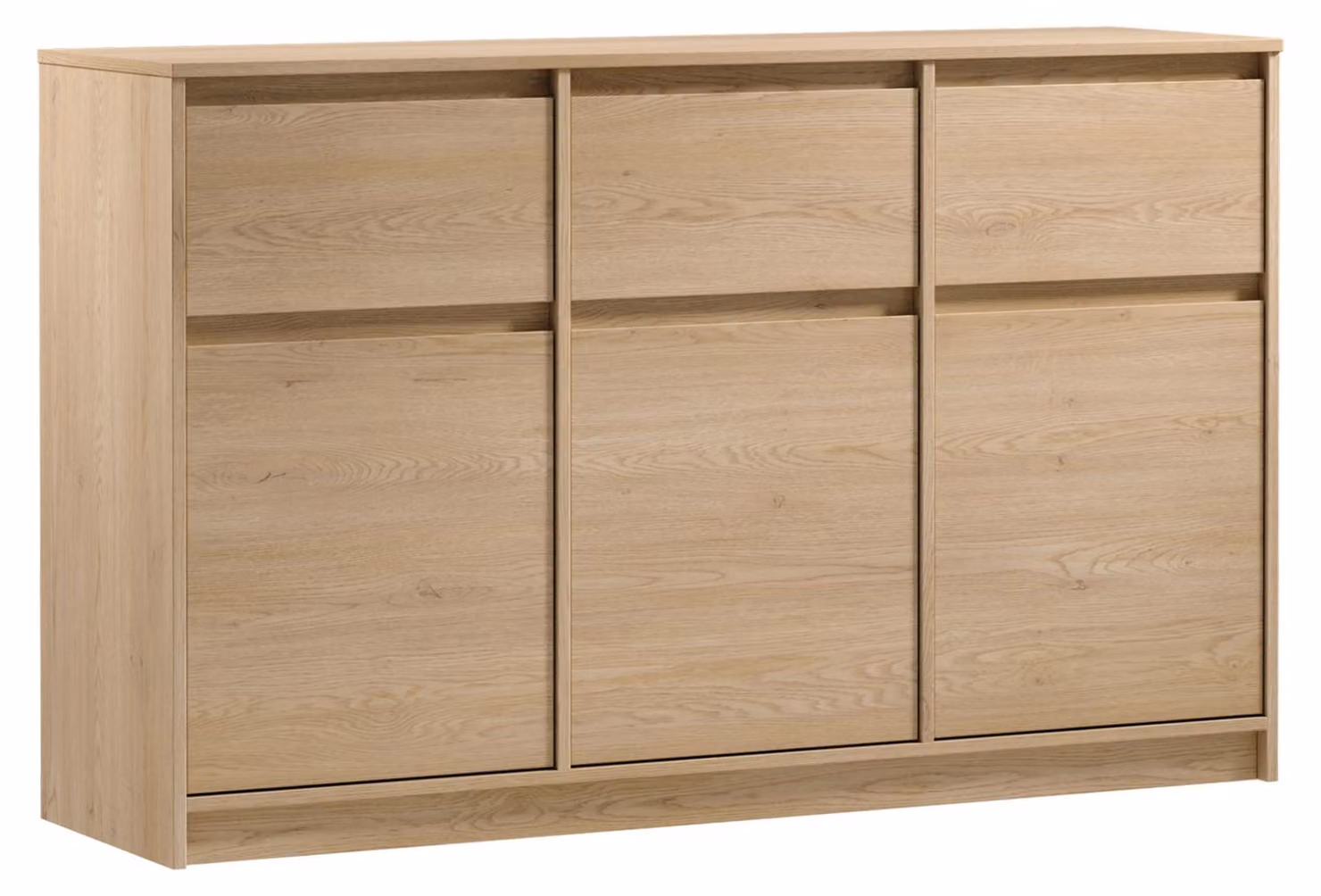 CLAREN cassettiera combinata ampia - rovere cremona