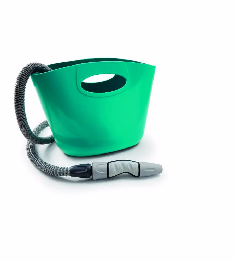 Garden Kit Irrigazione Tubo Estensibile 15 m Azzurro per Giardinaggio