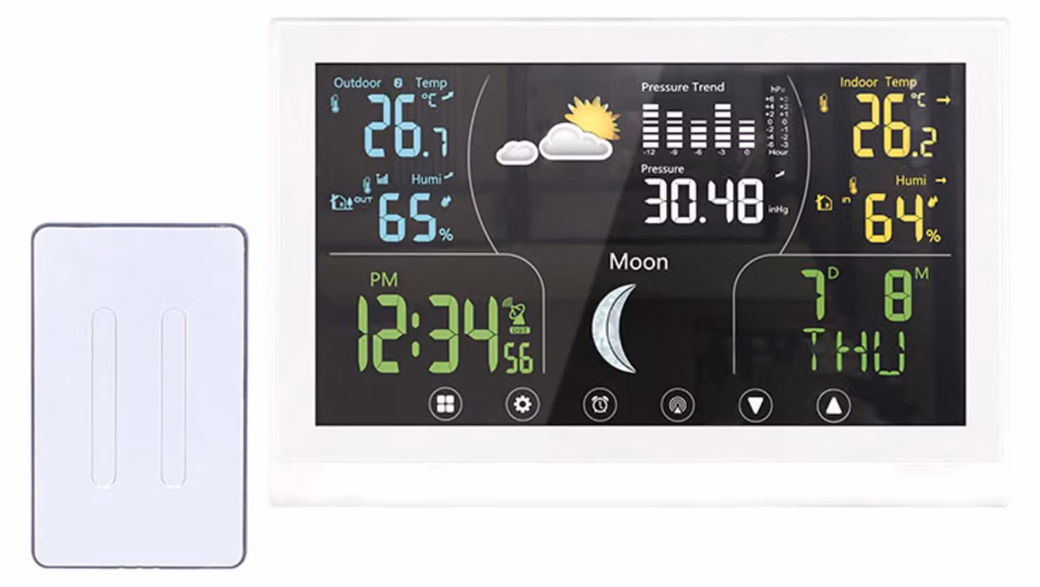 Stazione meteorologica Solight, colore bianco TE110W