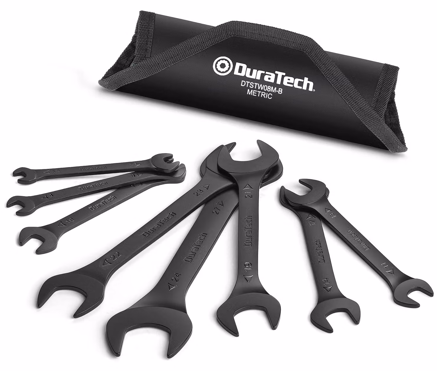 Set di chiavi a brug con due estremità aperte, 8 pezzi, da 5,5 mm a 27 mm, set di chiavi a brug piatte super sottili