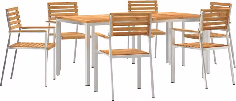 Set da Pranzo per Giardino 7 pcs
