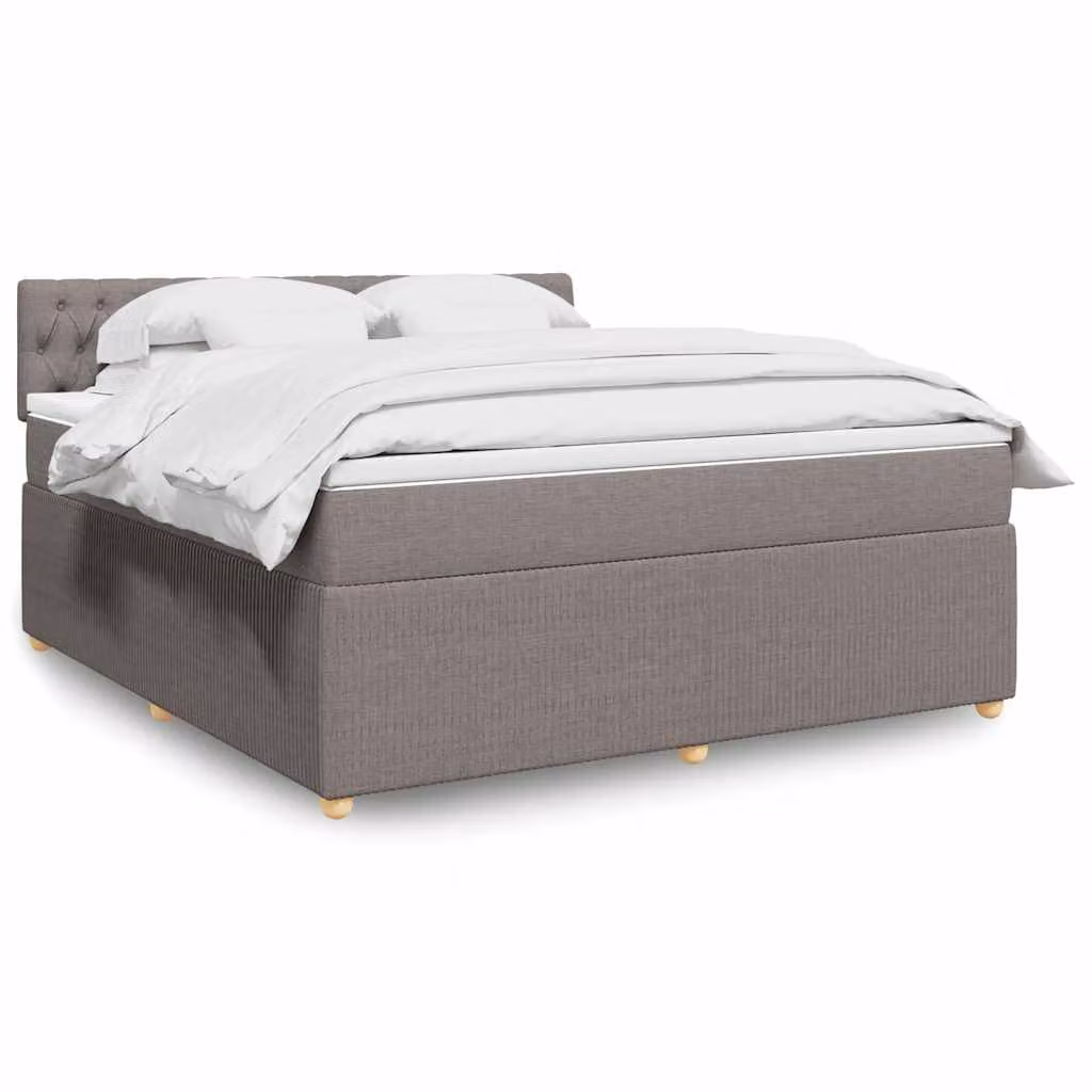 vidaXL Letto Ibrido con Materasso in Tessuto, L/P/H: 180 x 200 x 100,5 cm – 1