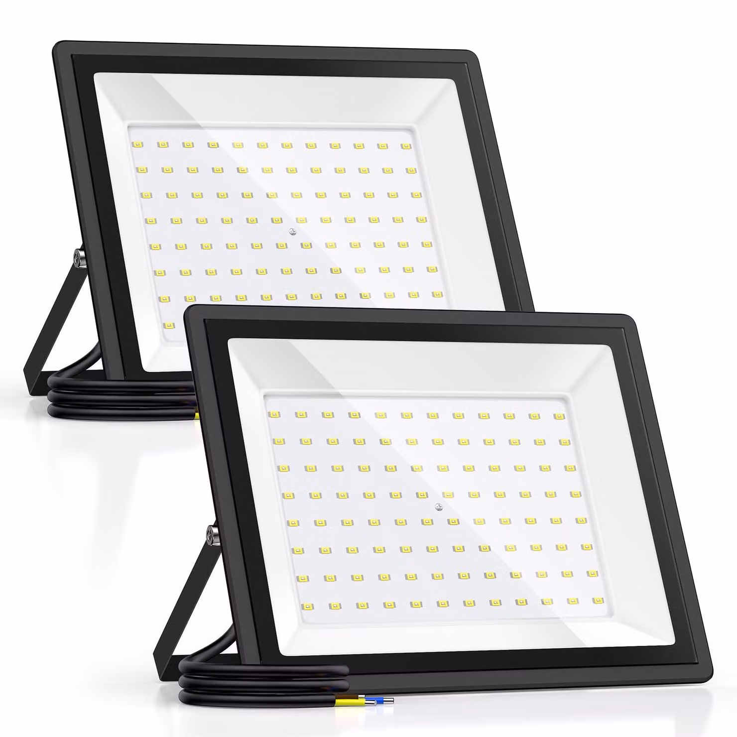 Faretto LED da esterno da 100W, 11000 lumen, grado di protezione IP66 (resistente all'acqua), ideale per giardini e cantieri