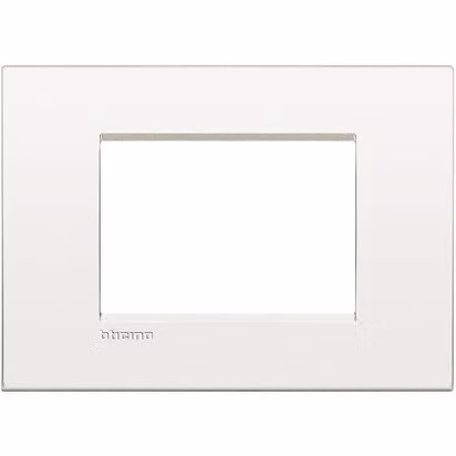 BTICINO LNC4803BN placca LivingLight AIR 3 moduli -bianco puro - metallo