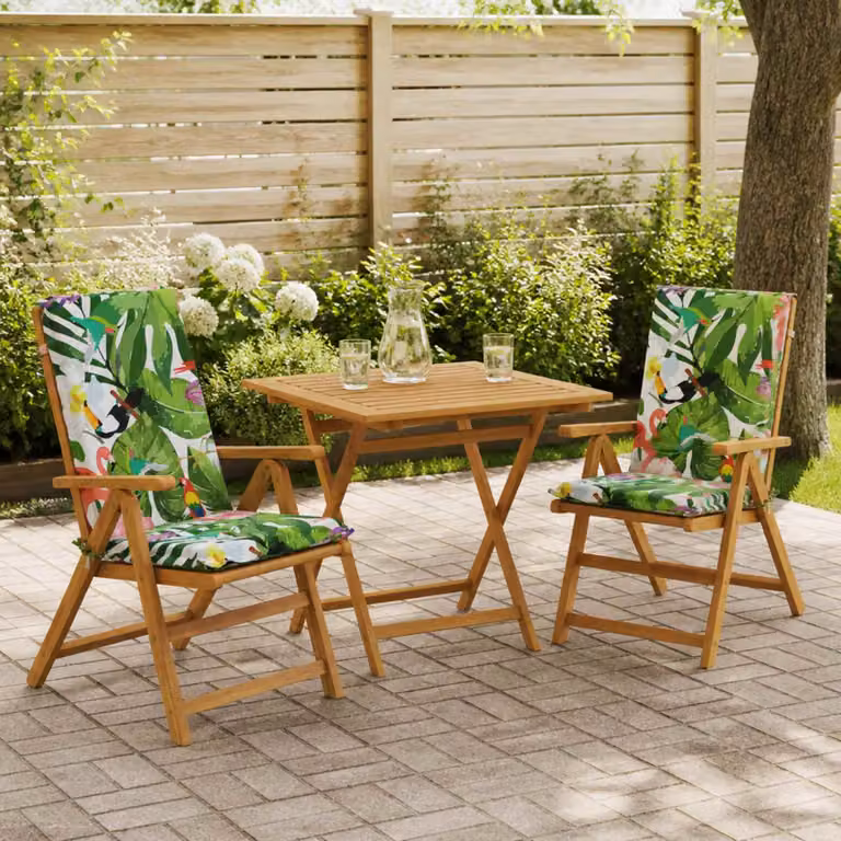 vidaXL Cuscino per sedia a schienale alto GEMERT 2 pz 100% Poliestere
