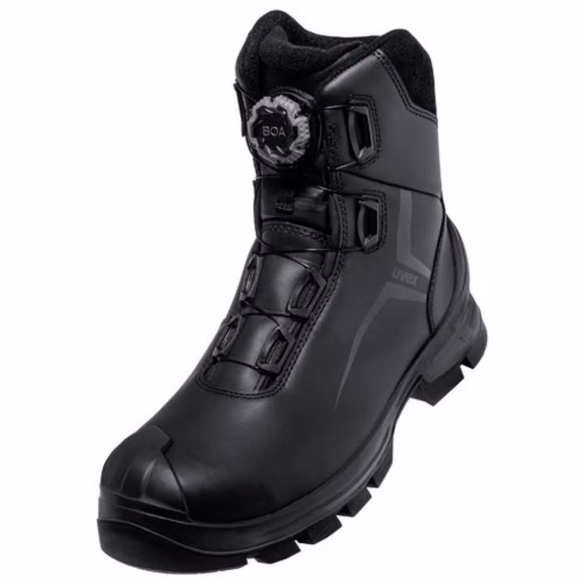 Stivali uvex 2 MACSOLE S3L, colore nero e arancione, larghezza 12, taglia 51