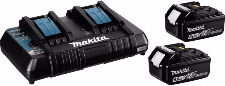 Kit energetico Makita 198077-8 2x BL1860B + DC18RD