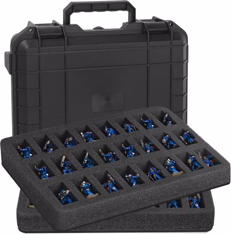 Contenitore per miniature con 108 scomparti