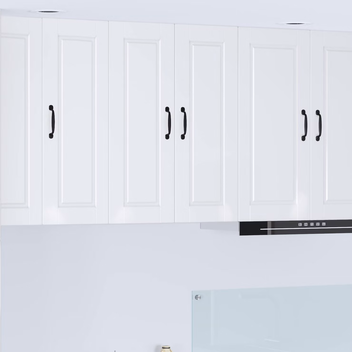 Armadietto a muro moderno vidaXL PORTO Bianco Lucido L: 60 cm, P: 31 cm, H: 80 cm