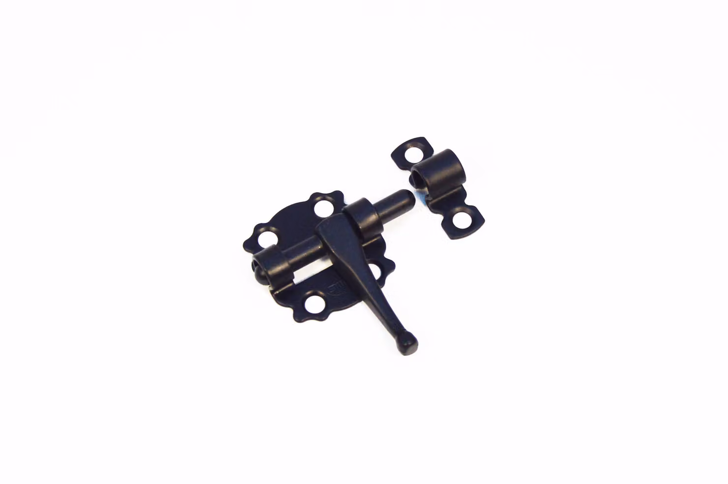 Bullone per mobili Bullone per porte Bullone scorrevole Bullone per porte Bullone per porte Bullone nero, 30 mm