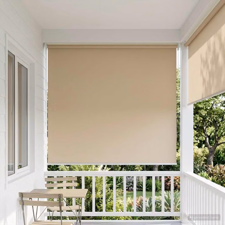 vidaXL Tenda da sole a rullo con protezione UV Beige