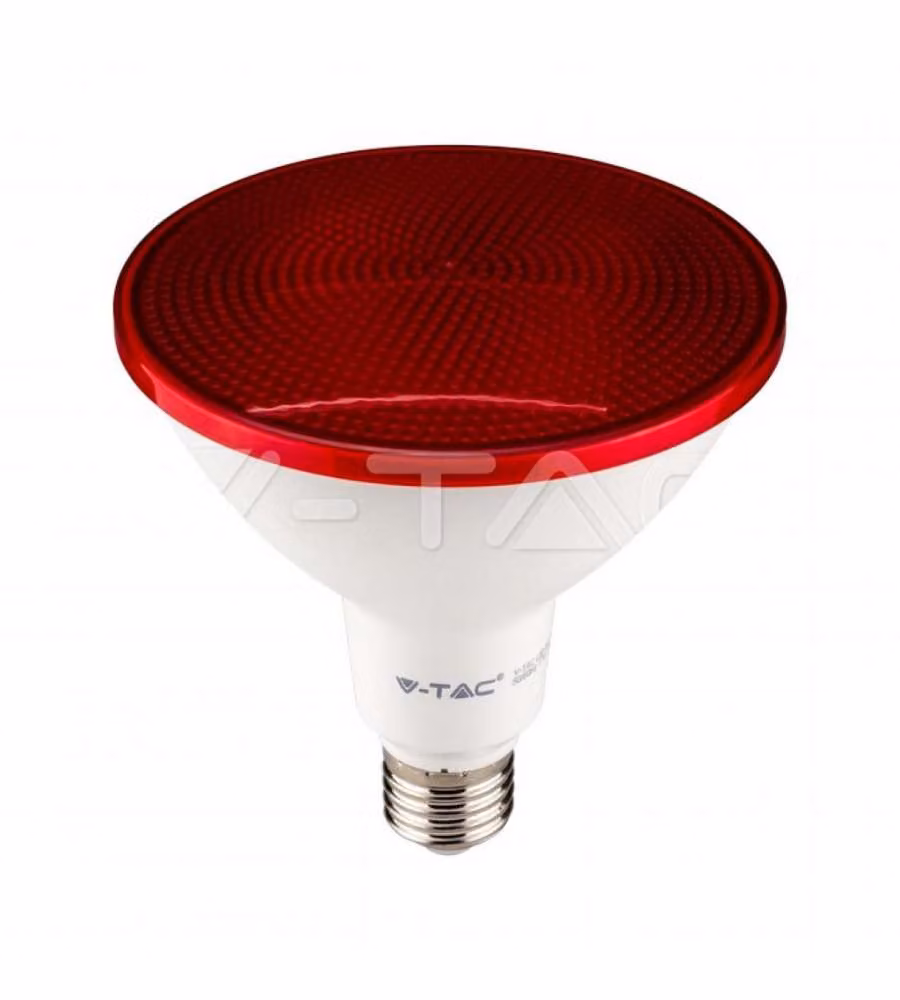 V-TAC Lampadina LED E27 17W PAR38 Colore Rosso