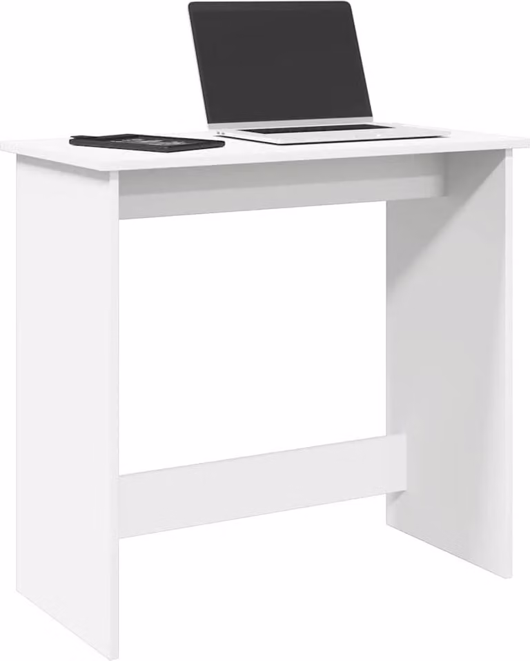 Maison Exclusive - Scrivania bianca 80×40×75 cm Materiale ligneo