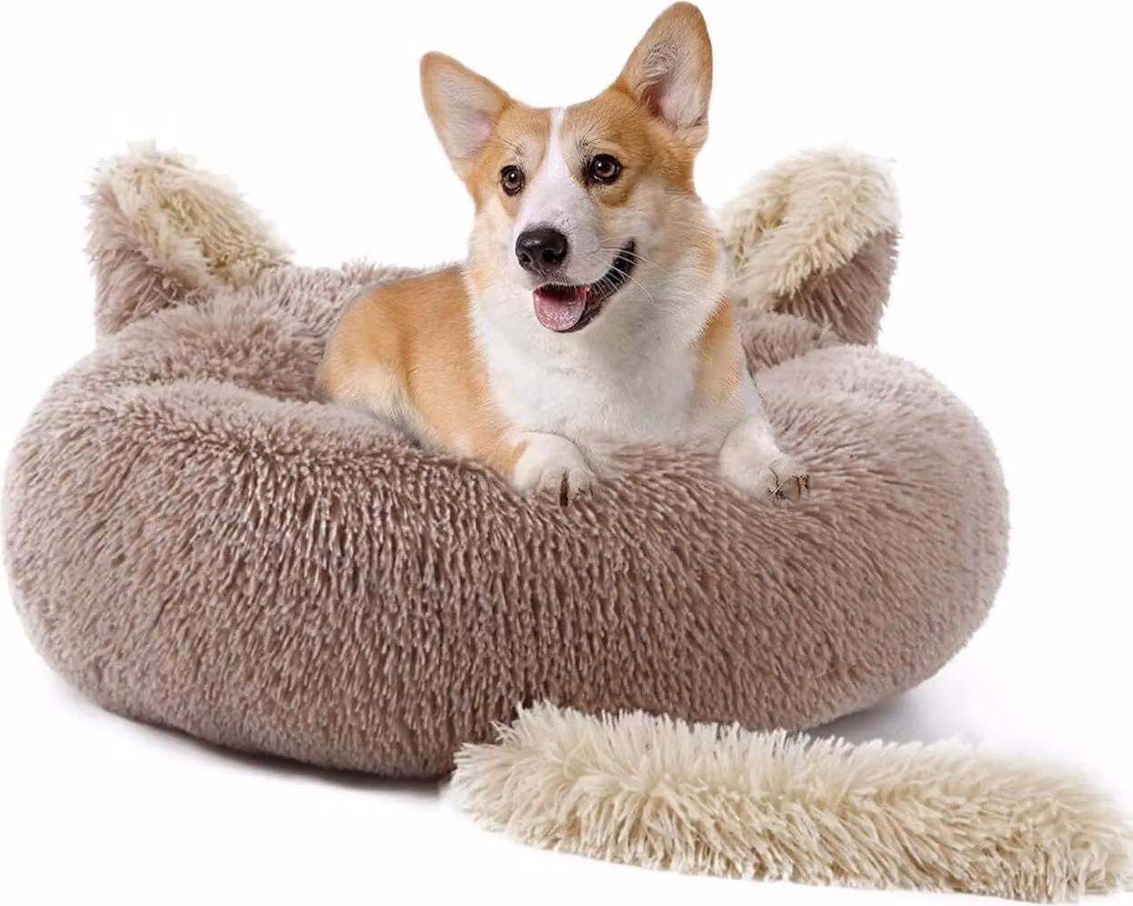 Rayson morbido peluche per animali domestici 20 x 50 cm beige