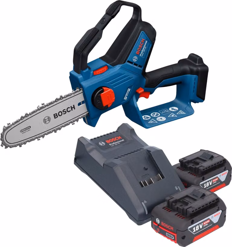 Bosch GKE 18V-20 Professional Sega a batteria 18 V 18 cm + 2x batteria 4,0 Ah + caricabatteria