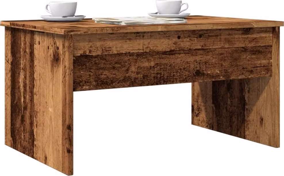 Maison Exclusive - Tavolino effetto legno antico 80x50,5x41,5 cm Materiale ligneo
