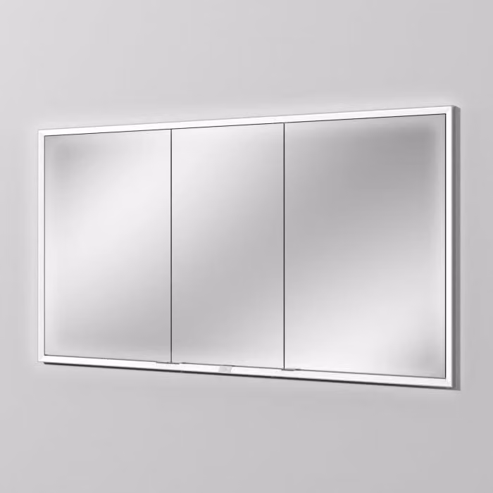 Armadietto specchio Sanipa Reflection, modello WIM, 140 cm, con 3 ante