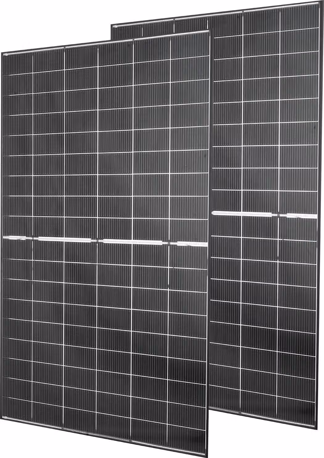 Set di pannelli solari bifacciali - Moduli fotovoltaici 2 pezzi da 400 W ciascuno - Monocristallino tipo N 16BB - Efficienza 24% - Impermeabile IP65 - Connettore MC4 - Per barche e camper, indipendente dalla rete elettrica