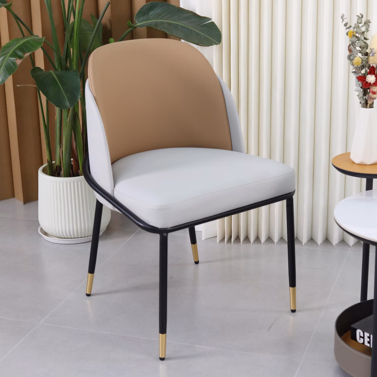 WISFOR set di 2 sedie da pranzo imbottite sedie da pranzo in microfibra pelle di silicone fino a 150 kg schienale ergonomico schiuma ad alta densità sedia da cucina