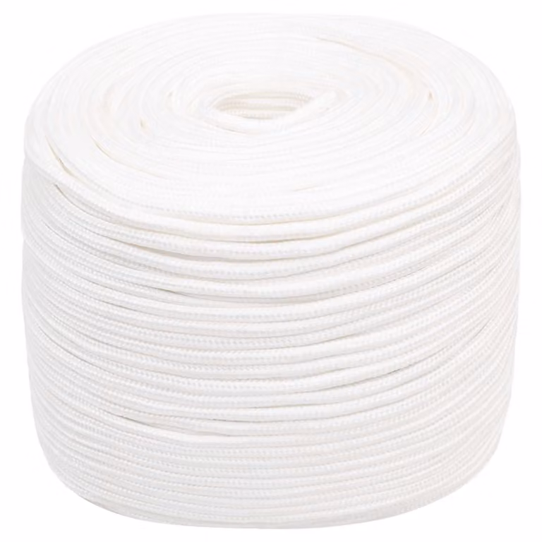 Corda multiuso vidaXL in plastica bianca, diametro 10 mm, lunghezza 100 m