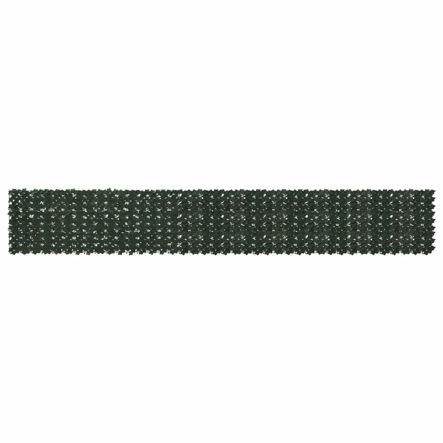 vidaXL Schermo per balcone con siepe artificiale verde scuro, L: 500 cm, H: 75 cm