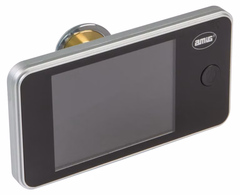 Spioncino digitale da 3,2 pollici con schermo LCD, angolo di visione di 160°, colore argento